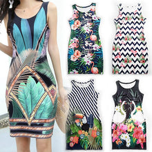Load image into Gallery viewer, Bonjean Women Casual Polka Long Party Dresses Sexy Short Sleeve O Neck Maxi Split Dress 2019 Summer Boho Women Dress Vestidos