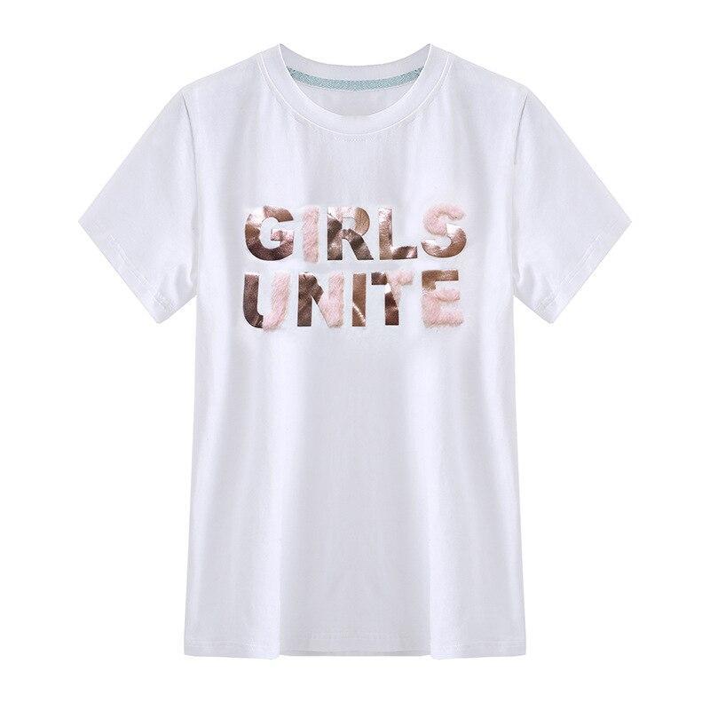 Fashion New Women T Shirt Cotton Tshirts for Women Clothing