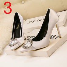 Load image into Gallery viewer, Fashion Summer Super Luxury Fashion high heeled shoes Women Shoes