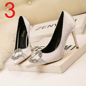 Fashion Summer Super Luxury Fashion high heeled shoes Women Shoes