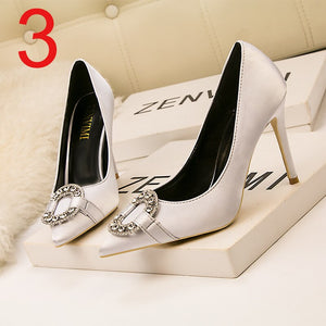 Fashion Summer Super Luxury Fashion high heeled shoes Women Shoes