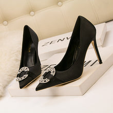 Load image into Gallery viewer, Fashion Summer Super Luxury Fashion high heeled shoes Women Shoes