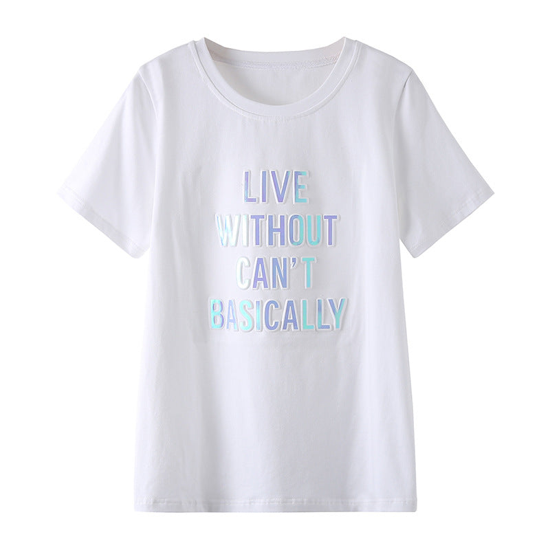 Fashion New Women T Shirt Cotton Tshirts for Women Clothing