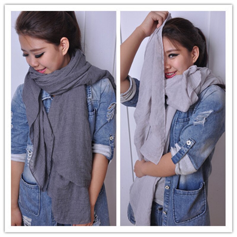 Women Peach wool Scarf Summer Thin Long Soft Wrap Ladies Elegant Floral Shawl Breathable Chiffon Scarves