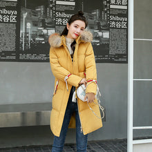Load image into Gallery viewer, New Parkas Female Winter Coat Thickening Cotton Winter Jacket Fashion Womens Outwear Parkas for Women Winter