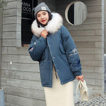 Load image into Gallery viewer, New Parkas Female Winter Coat Thickening Cotton Winter Jacket Fashion Womens Outwear Parkas for Women Winter