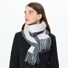 Load image into Gallery viewer, Women Peach wool Scarf Summer Thin Long Soft Wrap Ladies Elegant Floral Shawl Breathable Chiffon Scarves