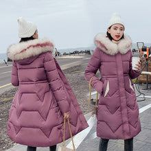 Load image into Gallery viewer, New Parkas Female Winter Coat Thickening Cotton Winter Jacket Fashion Womens Outwear Parkas for Women Winter
