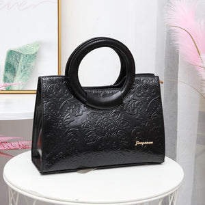 Fashion New Genuine leather bag Simple  Fashion handbag