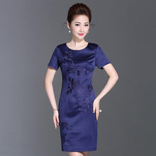 Load image into Gallery viewer, Bonjean Women Casual Polka Long Party Dresses Sexy O Neck Dress