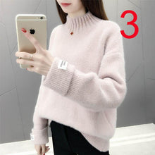 Load image into Gallery viewer, New-coming Autumn Winter O neck Pullovers Sweaters Primer shirt long sleeve Short Korean Slim-fit tight sweater