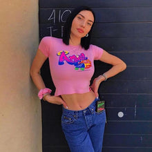 Load image into Gallery viewer, Fashion Girl Summer Good New Women T Shirt Cotton Tshirts for Women