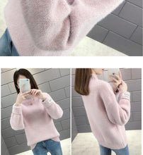 Load image into Gallery viewer, New-coming Autumn Winter O neck Pullovers Sweaters Primer shirt long sleeve Short Korean Slim-fit tight sweater