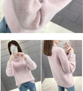New-coming Autumn Winter O neck Pullovers Sweaters Primer shirt long sleeve Short Korean Slim-fit tight sweater