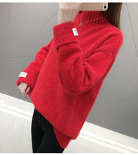 Load image into Gallery viewer, New-coming Autumn Winter O neck Pullovers Sweaters Primer shirt long sleeve Short Korean Slim-fit tight sweater