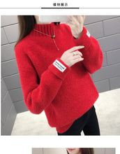 Load image into Gallery viewer, New-coming Autumn Winter V neck Pullovers Sweaters Primer shirt long sleeve Short Korean Slim-fit tight sweater